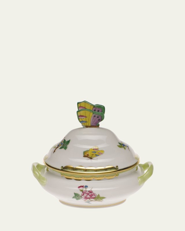 Queen Victoria Green Mini Tureen
